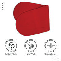 Cotton Red Table Runner (Pack of 1)