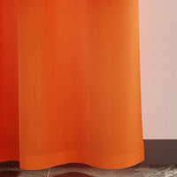 Canvas Orange Curtain (Pack of 1)