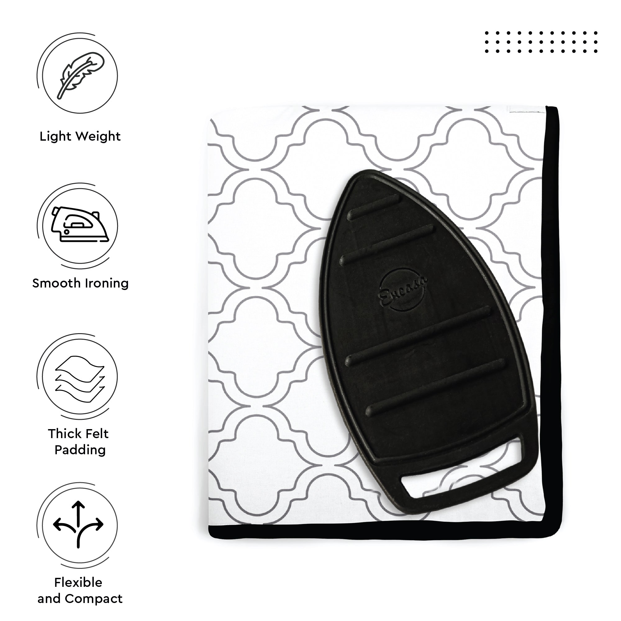 White Tiles Ironing Mat (Pack of 1)