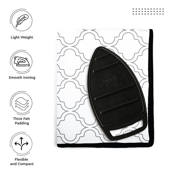 20s Sheeting White Tiles Ironing Mat (Pack of 1)