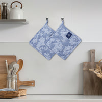 Cotton Blue Potholder (Pack of 2)