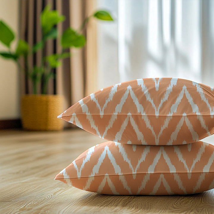 Micro Fire Orange Cushion Cover