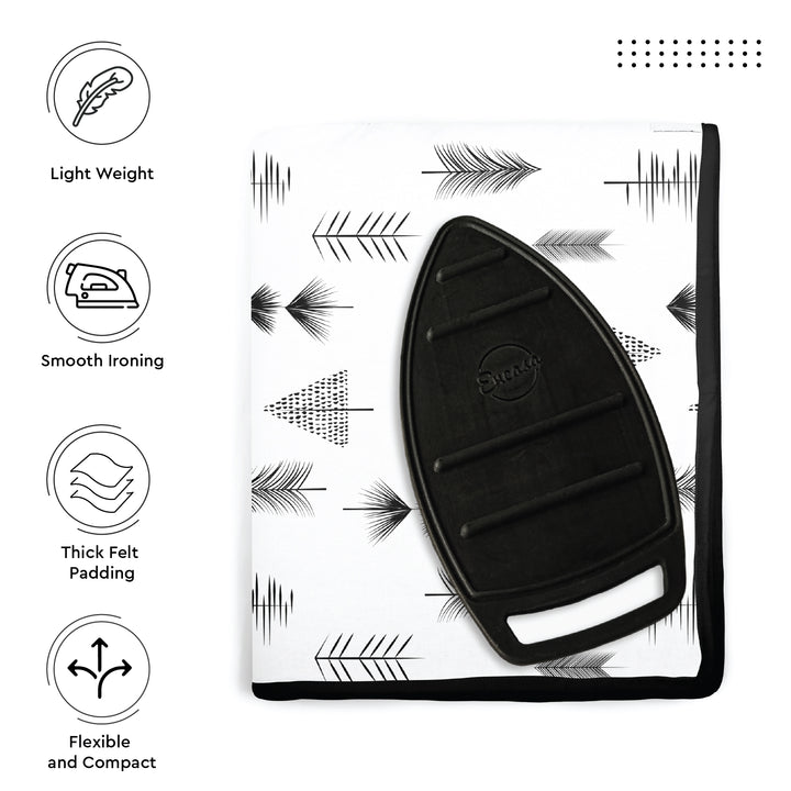 20s Sheeting Black Arrow Ironing Mat (Pack of 1)