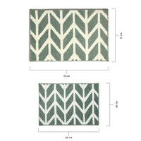 Microfibre Sage Green Bathmat (Pack of 1)