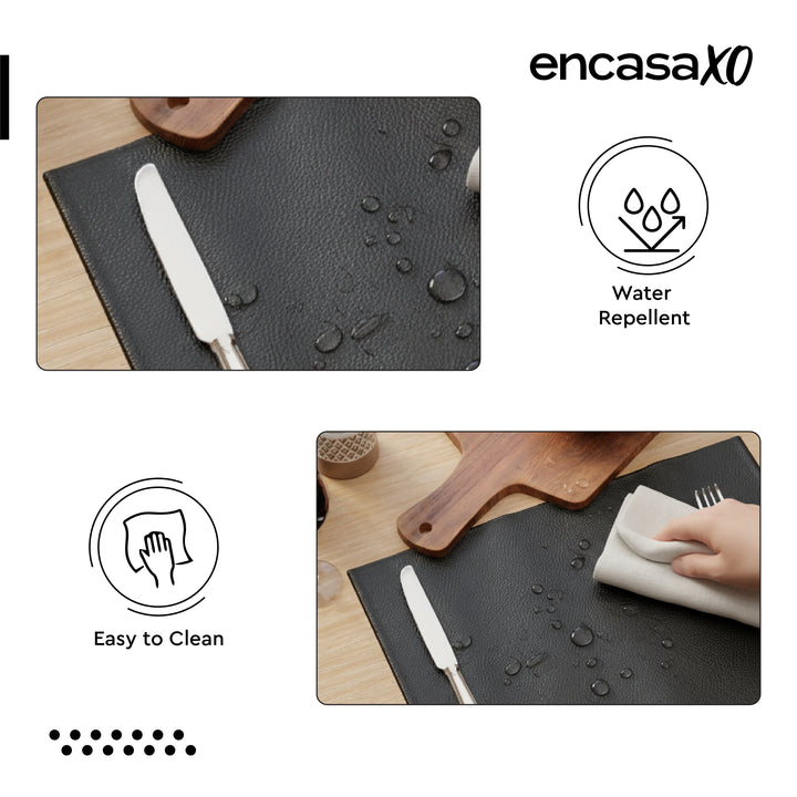 PU Leather Navy Blue Placemat