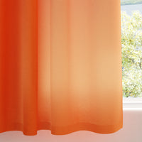 Canvas Orange Curtain (Pack of 1)