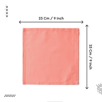 Canvas Coral Table Napkin (Pack of 12)