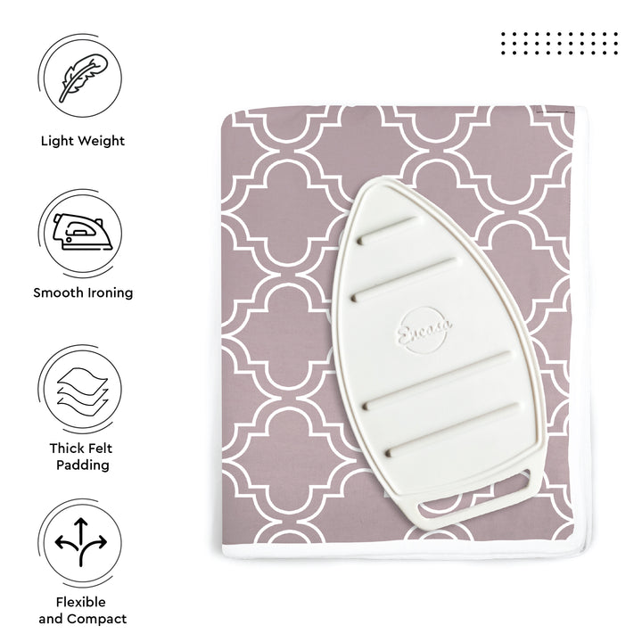 20s Sheeting Mauve Tiles Ironing Mat (Pack of 1)