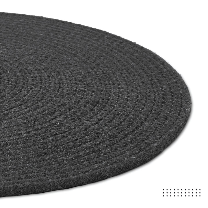 Cotton Dark Grey Placemat (Pack of 6)