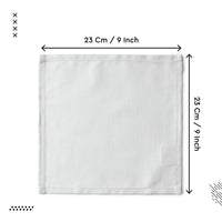Canvas White Table Napkin (Pack of 12)