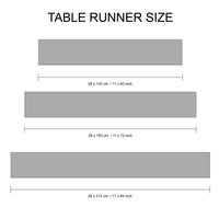 Blackout Polyester L2 Brown Table Runner (Pack of 1)