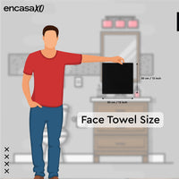 Cotton Black Bath Towel (Pack of 6)