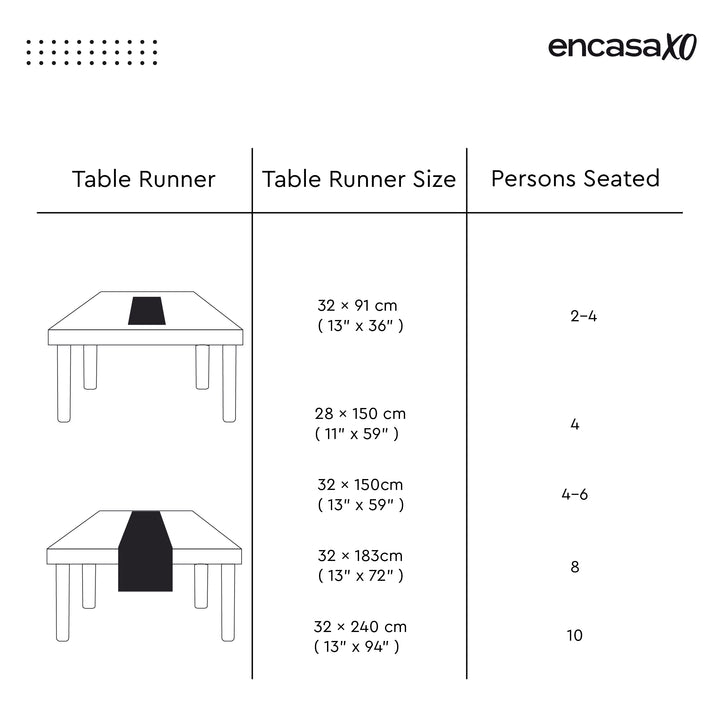 Chenille Grey Table Runner