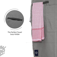 Cotton Grey Apron (Pack of 1)