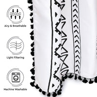 Polyester Boho Panel Curtain (Pack of 2)