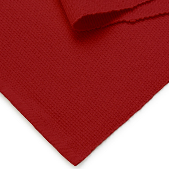 Cotton Solid Red Table Runner (Pack of 1)