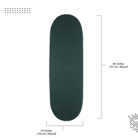 Cotton Dark Green Table Runner (Pack of 1)