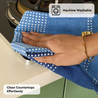 Cotton Blue Kitchen Towel