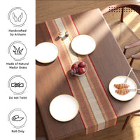 Madur Kathi Red Table Runner (Pack of 1)