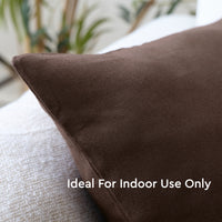 Canvas Dark Taupe Cushion Cover