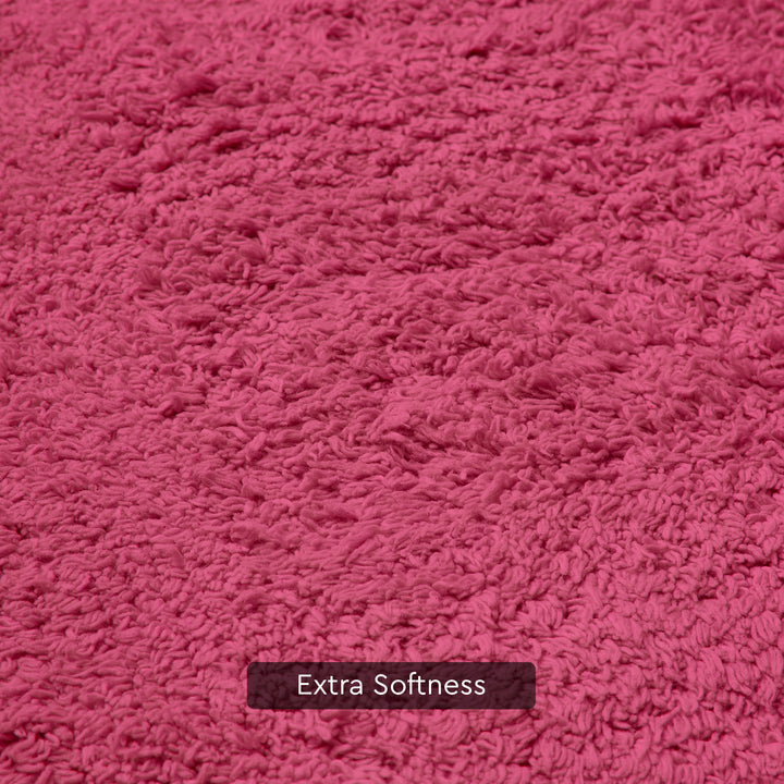 Cotton Pink Bathmat (Pack of 2)