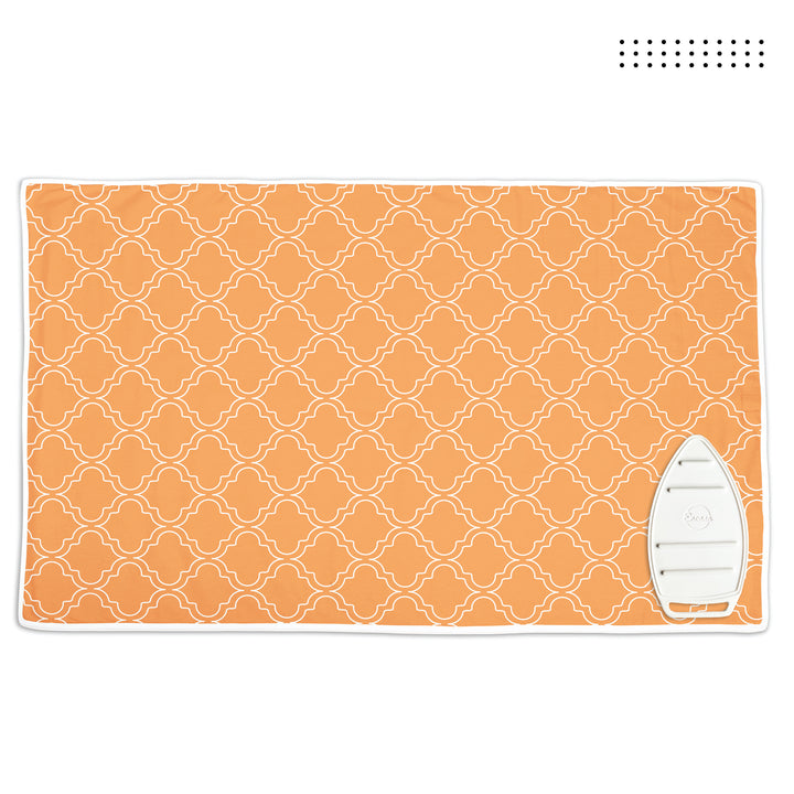 20s Sheeting Peach Tiles Ironing Mat (Pack of 1)