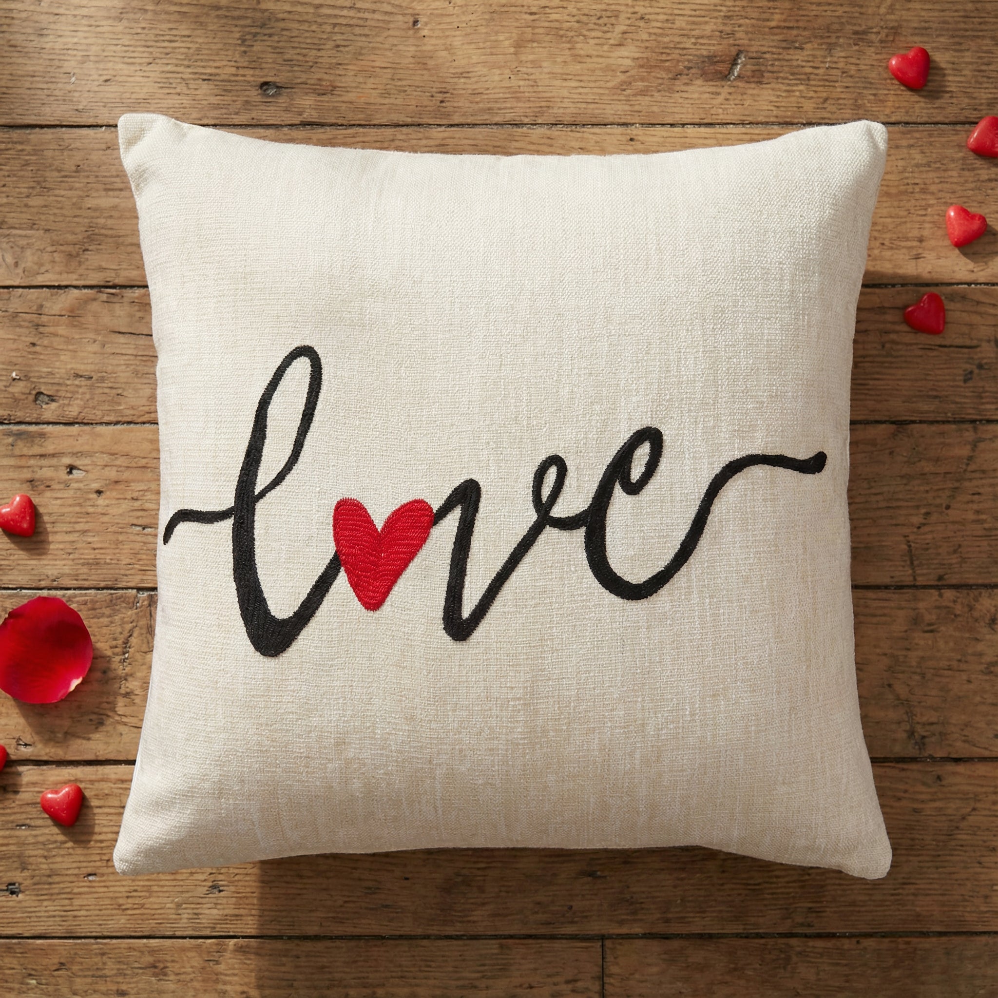 Love - Natural Cushion Cover