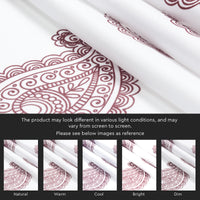Polyester Paisleys Curtain (Pack of 2)