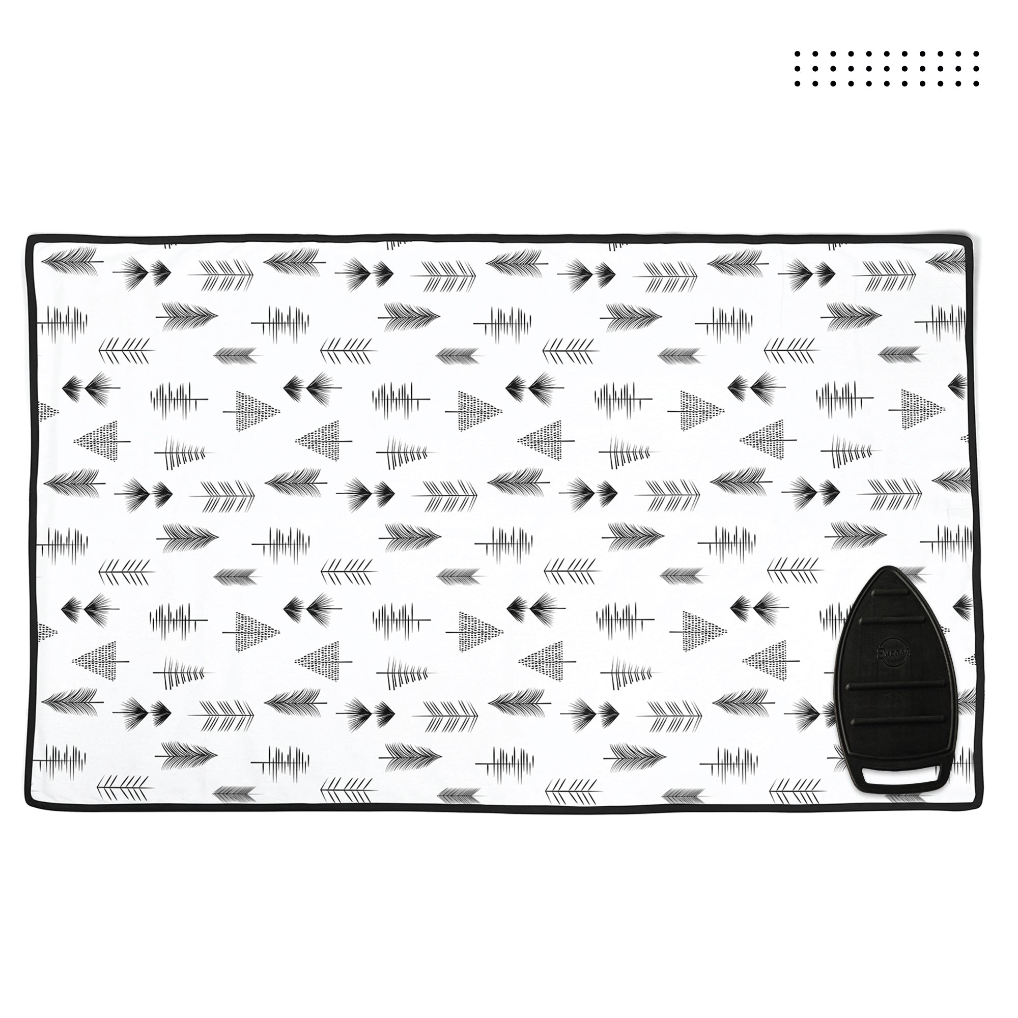 Black Arrow Ironing Mat (Pack of 1)