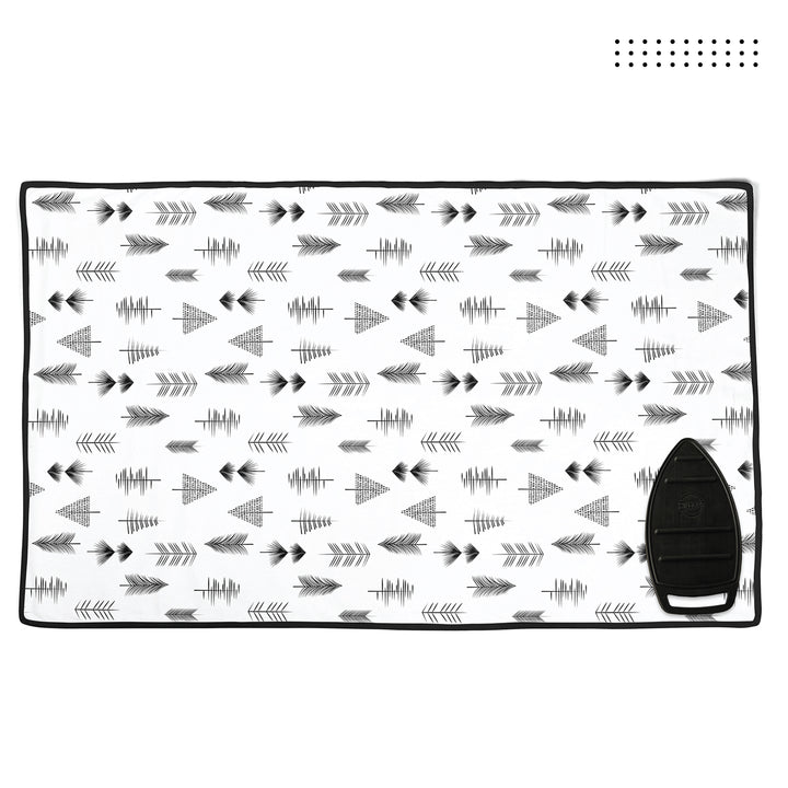 20s Sheeting Black Arrow Ironing Mat (Pack of 1)