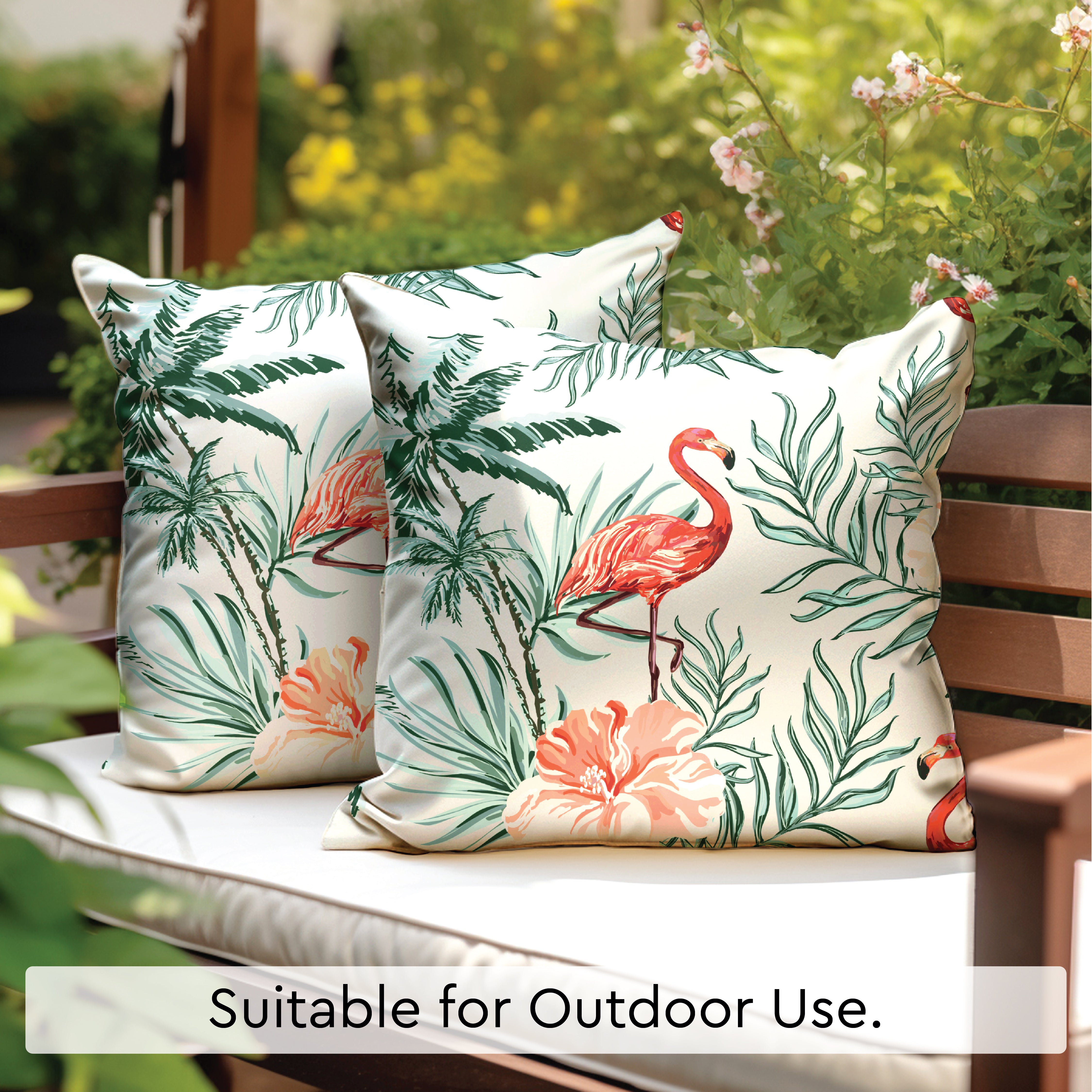 Blackout Flamingo Cushion Cover (Pack of 2)