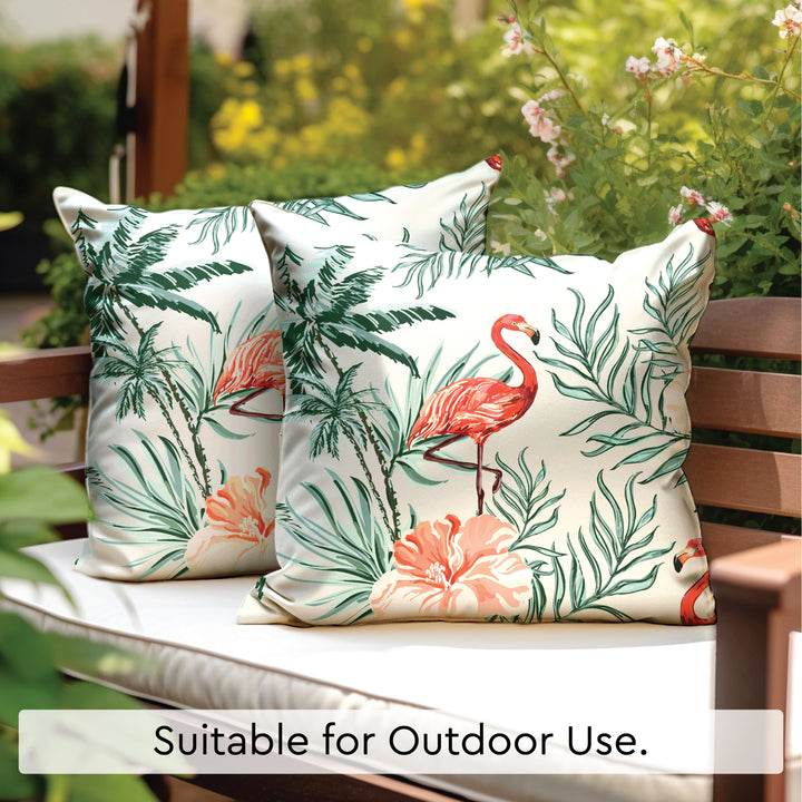 Blackout Flamingo Cushion Cover (Pack of 2)