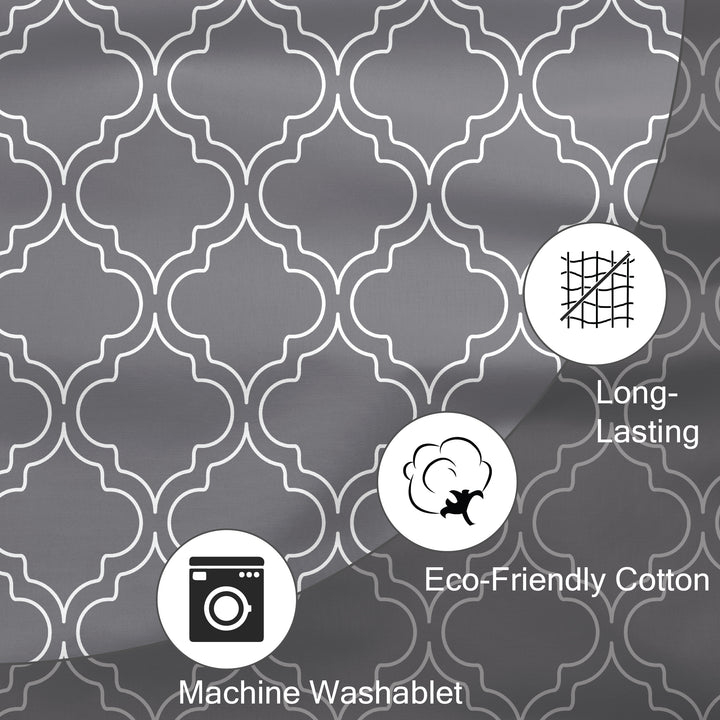 20s Sheeting Grey Tiles Fabric (1 Meter)