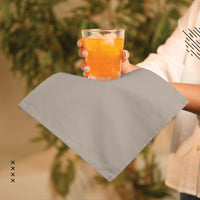 Cotton Beige Table Napkins (Pack of 12)