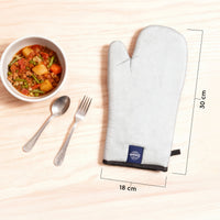 20s Sheeting - Silver Oven Gloves (Pack of 2)