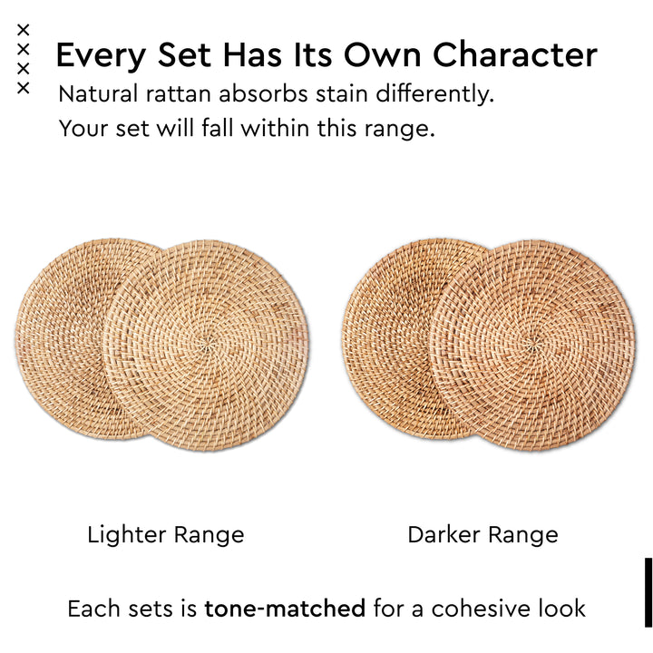 Rattan Cane Natural Placemat