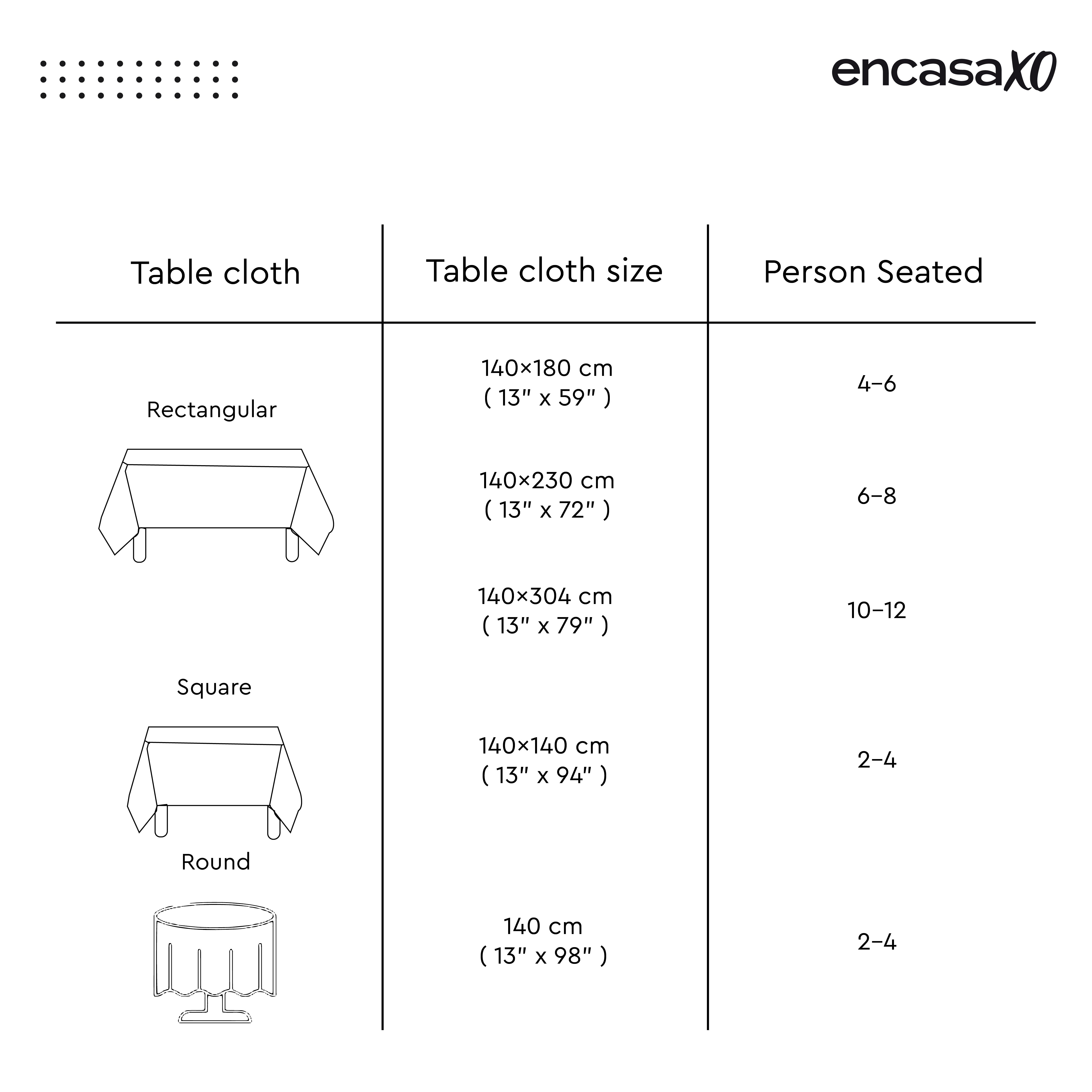 Cotton Mint Green Table Cloth (Pack of 1)