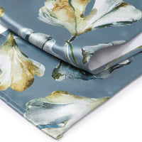 Blackout Polyester Gingko Blue Table Runner (Pack of 1)