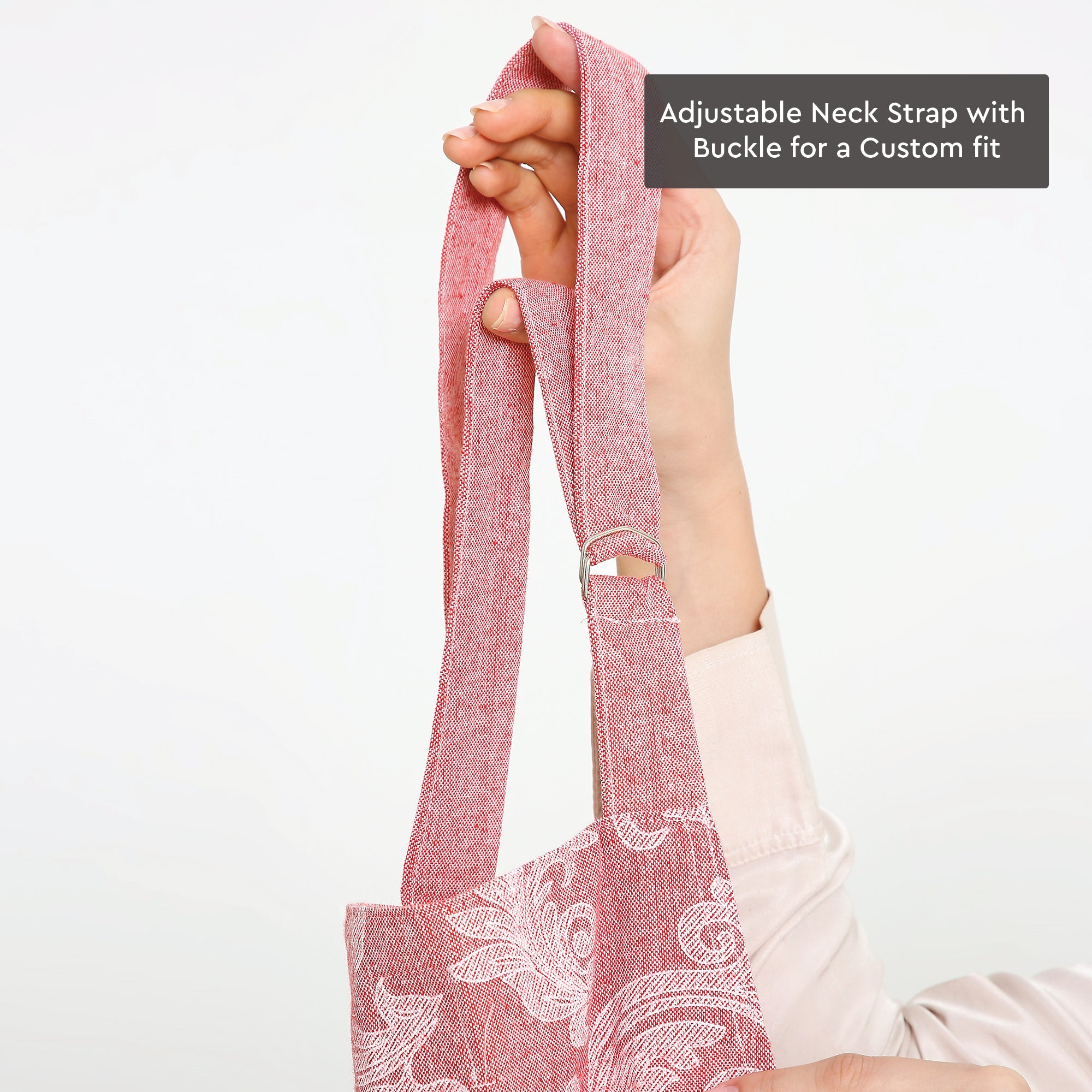 Cotton Red Apron (Pack of 1)