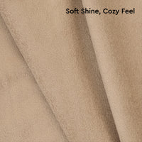 Velvet Beige Cushion Cover (Pack of 2)