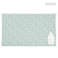 20s Sheeting Green Leaflet Ironing Mat (Pack of 1)