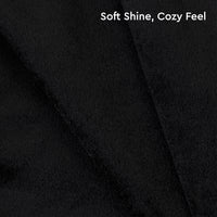 Velvet Black Cushion Cover