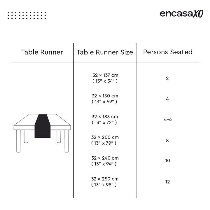 Cotton Twill Terrazzo Mint Table Runner (Pack of 1)