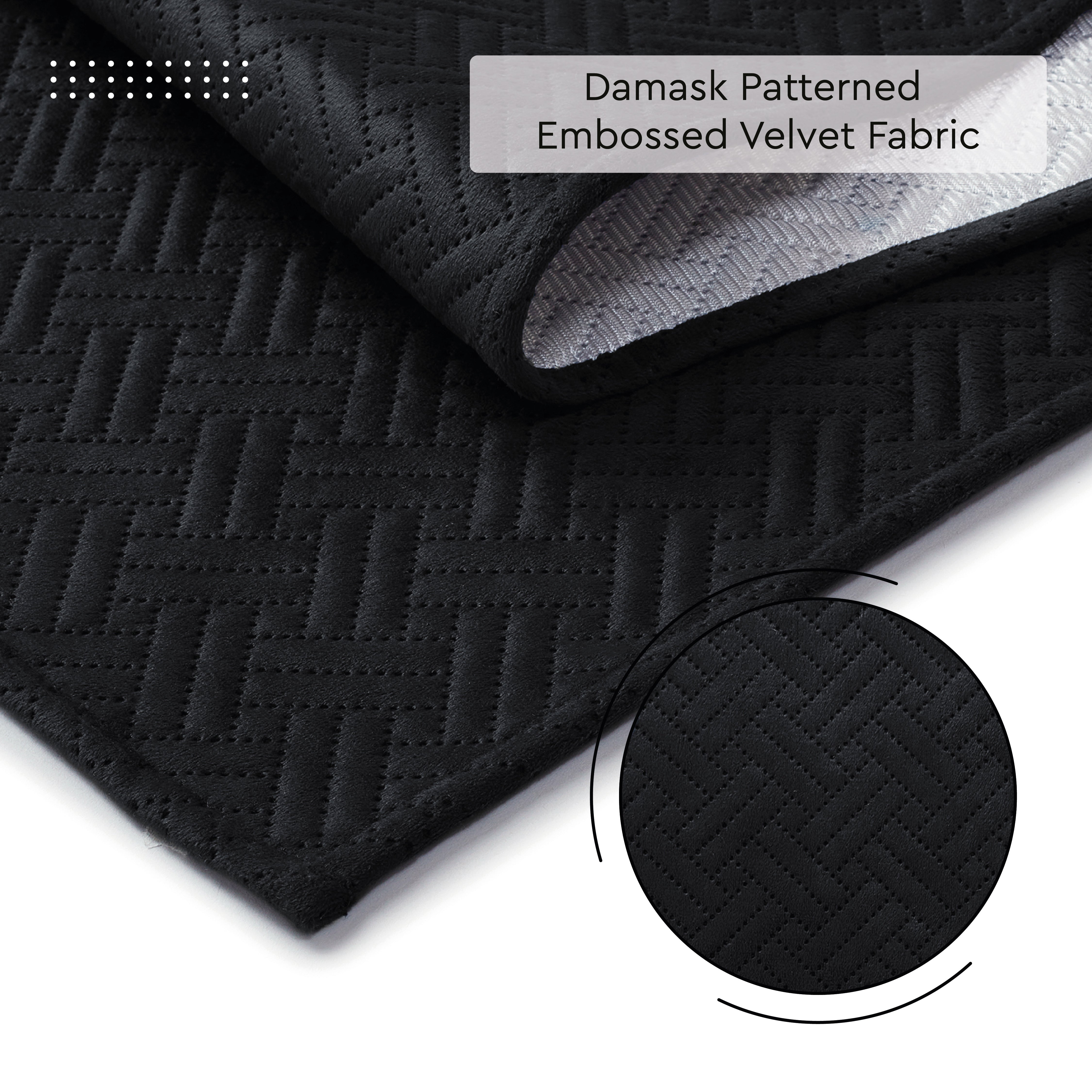 Quilted Velvet Fabric by Meters 54 Inches Wide | 170 GSM | Ideal For Curtain, Cushion, Upholstery, Bags