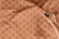 Printed Satin Fabric by Meter | Wide - 58 Inch Width (147 cm) | Soft Polyester Cloth for Curtains, Cushion Covers, Dresses, Kurtis, Crafts, Craft Sewing & Home Decor