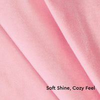 Velvet Light Pink Cushion Cover