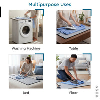 Cotton Silver Magnetic Ironing Mat (Pack of 1)
