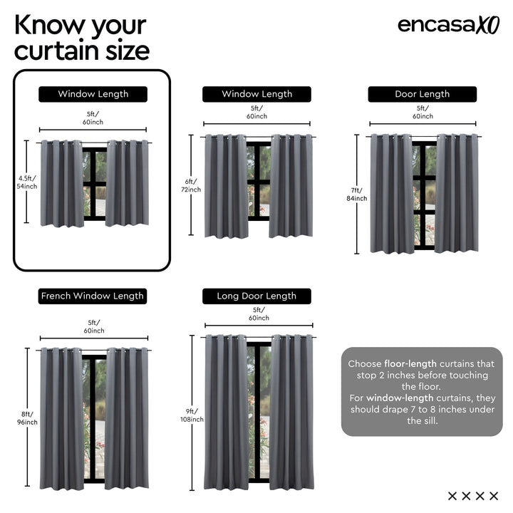 Canvas Brick Curtain (Pack of 1)