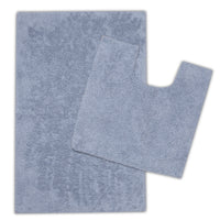 Cotton Light Blue Bathmat (Pack of 2)