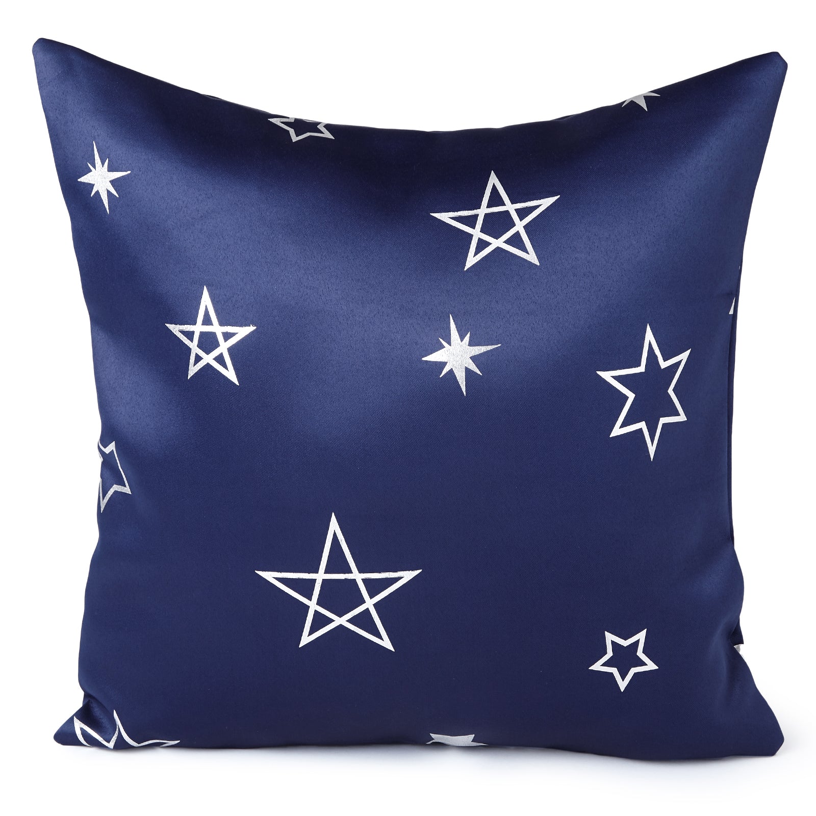 Blackout Polyester Fabric by Meter, 100x122 cm | Blocks Light, Heat & Noise, For Curtains, Cushion Covers, Door & Window Drapes - Foil Star Print